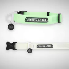 Arcadia Trail Waterproof Glow in the Dark Adjustable Dog Collar Size Medium