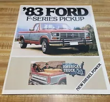 1983 Ford F-Series Trucks F-150 Original Sales Brochure Catalog