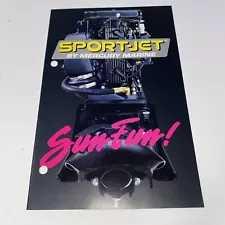 Sport Jet by Mercury Marine 1993 ADVERTISING Sales Brochure Jet Boat Engine