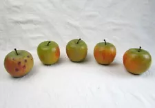 Very Realistic Artificial Apples Faux Fake Fruit for Display Props Staging