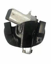 Concealed Tuckable Leather Gun Holster Fits Jimenez Arms JA-25, JA-22 L.R.