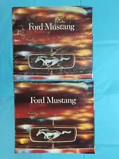 LOT 2---1964 FORD "MUSTANG" Car Dealer Sales Brochures