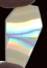 Iridescence Iridescence 7ct 27mm AAA Grade Rainbow Iris Agate polished Fancy