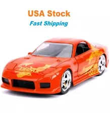 Fast And Furious Julius Mazda RX-7 JADA Diecast Toy Car 5" 1:32