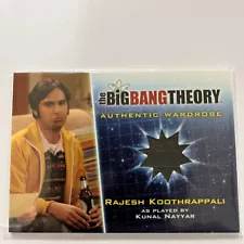 The Big Bang Theory Season 5 M10 Rajesh/ Kunal Nayyar Costume Card