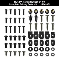 Complete Fairing Bolt Nuts Kit Aftermarket Fit For HONDA Reflex NSS250 2001-2008 (For: Honda Reflex 250)