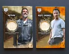 2018 Topps Walking Dead Commemorative Bat Piece 2 Card Lot