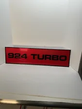 Vintage 1979-1984 Porsche 924 Turbo Rear Panel Between Taillights