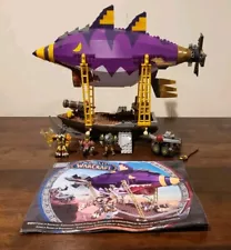 Mega Blocks World of Warcraft Goblin Zeppelin Complete w/Instructions & Figures