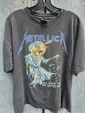 Vintage 1988 Metallica Doris "Their Money Tips Her Scales Again" XL Shirt - Used