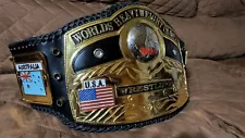 NWA WORLDS HEAVYWEIGHT CHAMPIONSHIP BELT - Autographed By Tommy "Wildfire" Rich