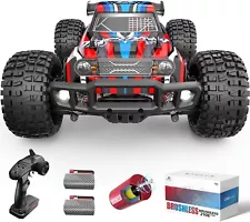 1:10 Large Brushless RC Car for Adults, 3S 4X4 High Speed Monster Truck, 60+ KMH