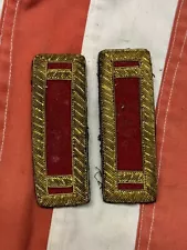 RARE CIVIL WAR ARTILLERY 1ST LIEUTENANT OFFICER PAIR OF SHOULDER BOARDS STRAPS