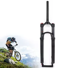 26" 120MM Mountain Bike Fork MTB Suspension Fork Adjustable Air Shock Disc Brake