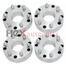 4x 5x4.75 to 6x5.5 Wheel Adapters 2" fits Chevy GMC Truck Rims On 5x120.7 12x1.5