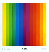 Ellsworth Kelly Spectrum IV MOMA New York Color Poster 30 x 28