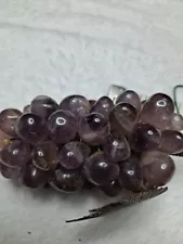 Vintage Purple Amethyst Grapes Cluster/bunch