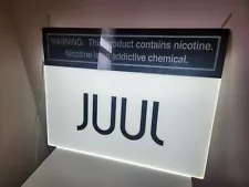 Juul Lighted Store Display Sign Advertising Light 21.5" W x 16.5" H