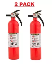 2 PACK Dry Chemical ABC Fire Extinguisher Protection Safety Emergency Equipment