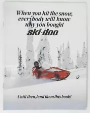 1988 SKI-DOO SNOWMOBILE Dealer Full Line Advertising Sales Brochure Catalog OEM