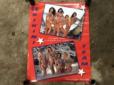 U.S. Bikini Team Sexy Girl Pin-Up 18”x24” Poster NEW