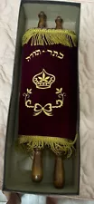 Mini Judaic Torah Scroll