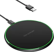 30W Fast Wireless Charger Charging Pad For Apple iPhone 15, Samsung & All Phones