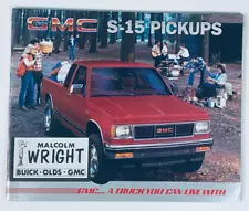 1985 GMC S-15 Pickups Dealer Showroom Sales Brochure Guide Catalog