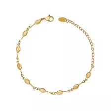 Tennis Racquet Bracelet - Gold