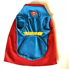 DC Comics Superman Superhero Halloween Pet Costume For Dogs Or Cats Small