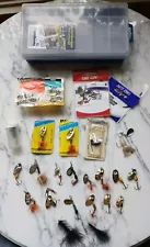 Lot of 16 Panther Martin Mepps Rooster Etc Inline Spinner Fishing Lures + Extras