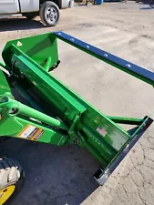 6' x 36" JDQA Snow Pusher Box Plow HD back drag John Deere Quick Attach Tractor