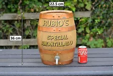 old vintage small wooden barrel Whiskey Wine Cider cask - FREE POSTAGE