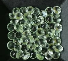 8mm Round Natural Green Amethyst Cut Loose Gemstone for sale 2-100 pcs