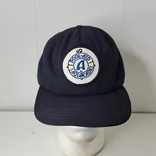 VTG Aquacade Pool Aid Logo Patch Foam New Era Snapback Hat Baseball Cap Swimming