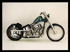 Harley-Davidson Postcard 1979 Shovelhead on 1957 Frame