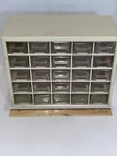 25 Bin Organizer Storage Cabinet Hardware Nuts Bolts Screws Fasteners