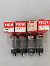 8417 NOS RCA / Sylvania Vacuum Tubes / Lot of Four (4)