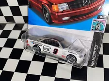 Hot Wheels 89 Mercedes-Benz 560 SEC AMG "GLOCK RACING" REAL RIDERS custom