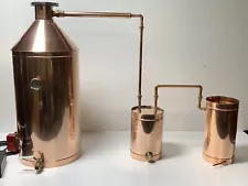 20 Gallon Copper Still w/Electric Heating and 4" Cap Logic Cap