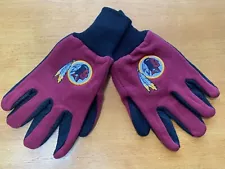 Washington Redskins NFL Gloves Maroon with Black Palms