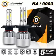 8000LM 80W H4 COB Hi/Lo LED Motorcycle Moto Headlight Bulb Lamp White 6000K 12V (For: SYM Symba)