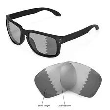 New Walleva Polarized Transition/Photochromic Lenses For Oakley Holbrook