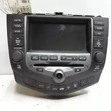 06 07 Honda Accord AM FM XM navigation heater AC display screen OEM 2CK4