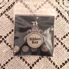 Antique Typewriter "RIBBON KEY" function key Pendant from the 1940s!!