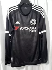 CHELSEA 2015/2016 THIRD 3RD FOOTBAL SHIRT JERSEY LONG SLEEVE ADIDAS M MEDIUM