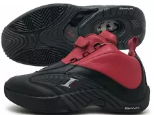 Reebok Answer IV Black Flash Red Mens Retro Basketball Shoes Allen Iverson 2023