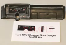 1976 - 1977 CHEVROLET NOVA GAUGE FACES for 1/25 scale AMT kits—PLEASE READ DESC