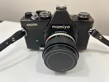 Rare Mamiya Auto X1000 35mm Film Camera With Strap and Lens