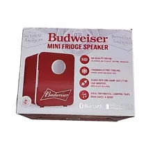 ð¥ð Budweiser 6 Can Mini Fridge Refrigerator & Bluetooth Speaker